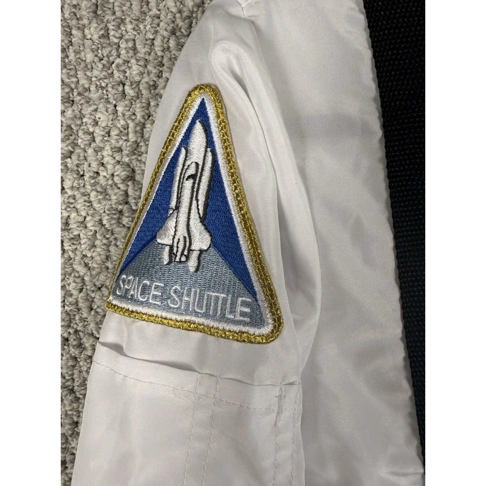 NASA Astronaut Costume Kids 8-10 Space Shuttle Commander Jumpsuit Halloween